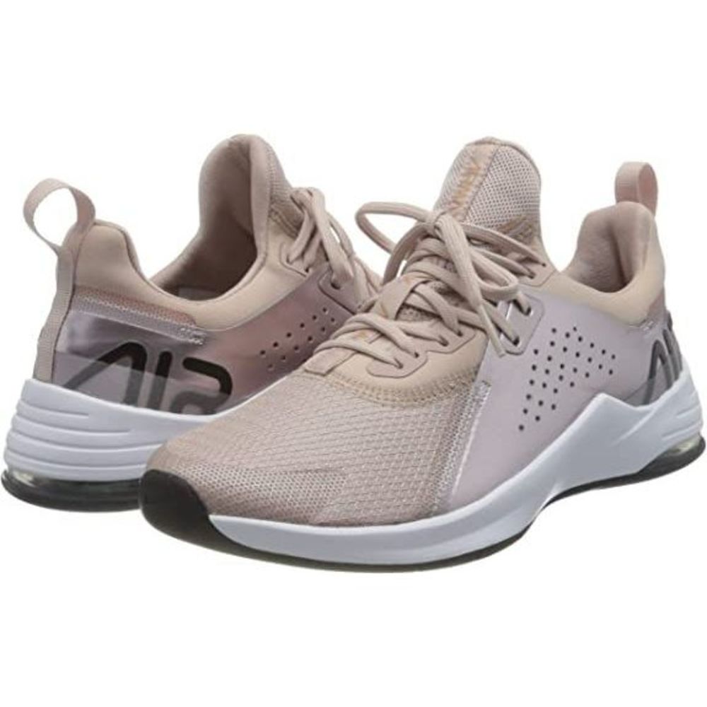 Nike Air Max Bella TR 3 Training Shoes Stone Mauve/MTLC Bronze US Women's Size 8 - Picture 2 of 10
